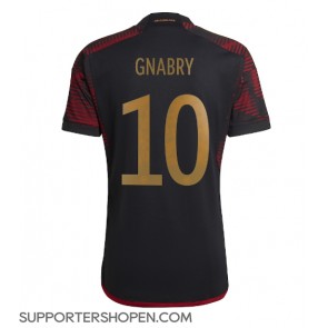 Tyskland Serge Gnabry #10 Borta Matchtröja VM 2022 Kortärmad